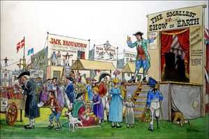 The Smallest Show On Earth art by Philip Mendoza