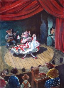 Flamenco Night art by Philip Mendoza