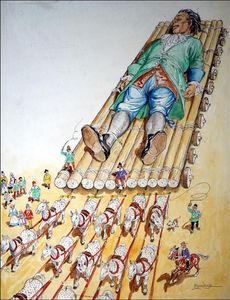 Gulliver - Heavy Load art by Philip Mendoza