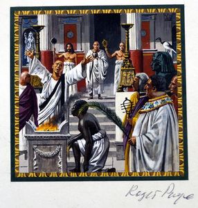 Egyptian Ceremony art by Roger Payne