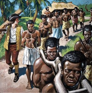 The Slave Trade art by Roger Payne