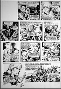 Robin of Sherwood: Coastal Raiders (TWO pages) art by Mike Noble