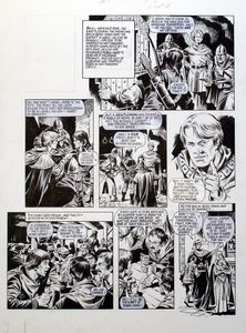Robin of Sherwood art from Look In issue 45 page 20 art by Mike Noble