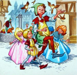 The Pied Piper of Hamelin art by Jose Ortiz