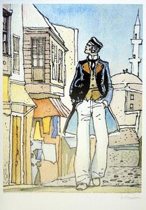Corto Maltese - Man About Town art by Hugo Pratt