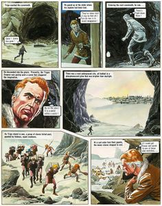 The Trigan Empire: Look and Learn issue 633 (2 March 1974) - Vast Underground City! art by Miguel Qu