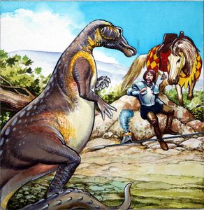 The Lady and the Dragon: The Dragon and the Knight art by Nadir Quinto