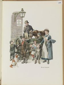 At the Water Trough art by Ron Embleton