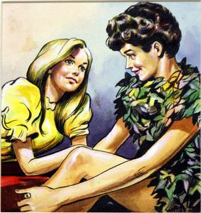 Peter Pan and Wendy art by Nadir Quinto
