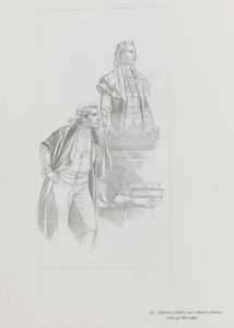 A Tale of Two Cities - Sydney Carton and Charles Darnay art by Ron Embleton