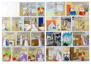 Alias the Jester (TWO pages) art by Arthur Ranson