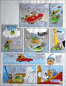 Danger Mouse - Good Knight (TWO pages) art by Arthur Ranson