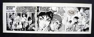 Modesty Blaise Daily Strip #3154 art by Enric Badia Romero