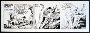 Modesty Blaise Daily Strip #4335 art by Enric Badia Romero