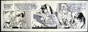 Modesty Blaise Daily Strip #8521 art by Enric Badia Romero