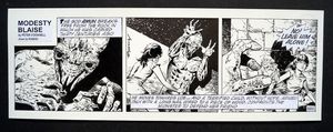 Modesty Blaise Daily Strip #9331 art by Enric Badia Romero