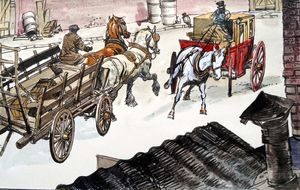 Black Beauty - A Near Miss art by Carlos Roume