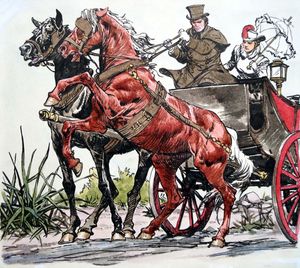 Black Beauty - Driving Miss Daisy art by Carlos Roume