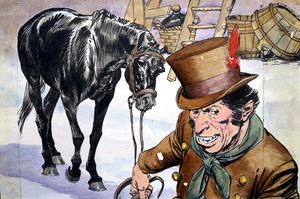 Black Beauty - Apeman art by Carlos Roume