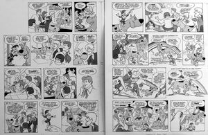 Scooby Doo: Leprechaun (TWO pages) art by Bill Titcombe