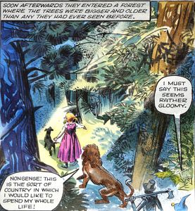 Wizard of Oz - Into the Forest art by Giorgio Trevisan