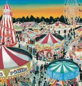 The Fair art by Clive Uptton