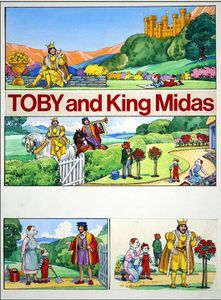 Toby Meets King Midas (COMPLETE 3 PAGE STORY) art by Doris White