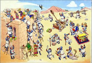 Carry On Crusading art by Peter Woolcock