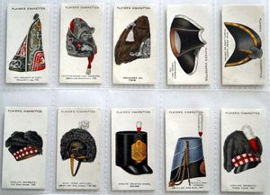 Full Set of 50 Cigarette Cards: Military Head Dress (1931) by Various