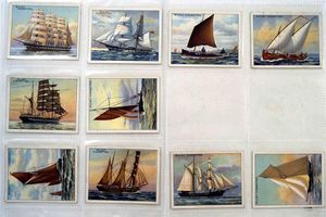 Rigs of Ships: Set of 20 of 25 Cigarette Cards (1929)
