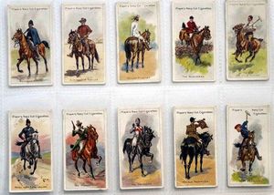 Full Set of 50 Cigarette Cards: Riders of the World (1914) by Various
