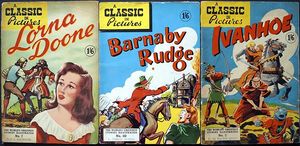 Assorted Classics Illustrated: Bundle 11 (UK: A Classic In Pictures, 3 issues) by Sir Walter Scott; R. D. Blackmore; Charles Dickens