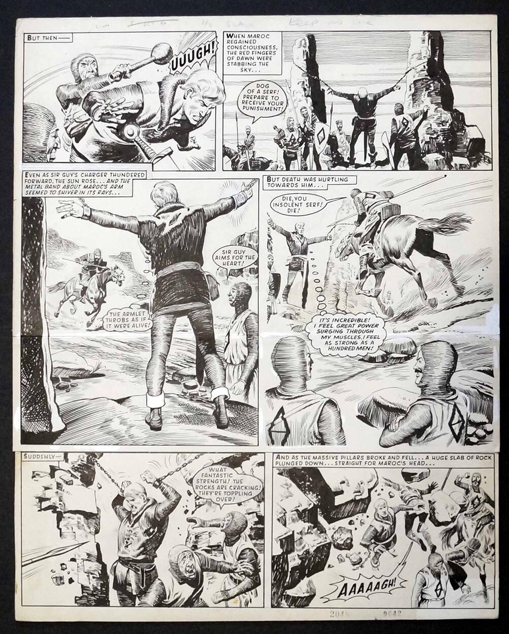 Maroc The Mighty: 3rd October 1964 (Page 2) art by Don Lawrence