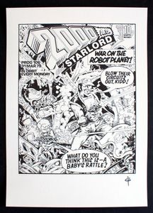 Ian Gibson: 2000 AD and Starlord art by Ian Gibson