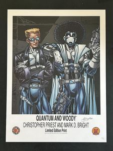 Quantum & Woody art by Mark D. Bright
