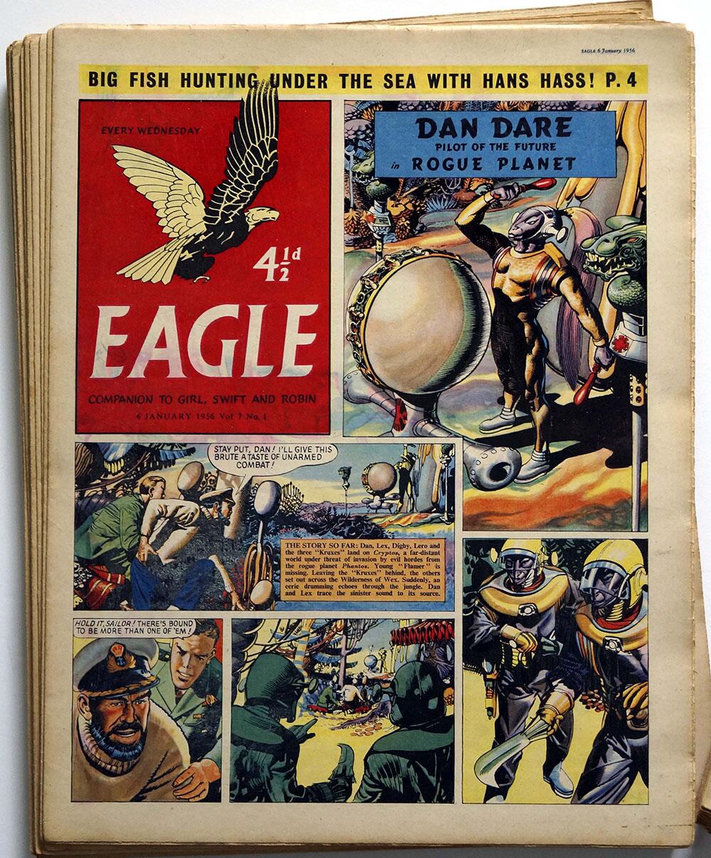 Eagle Volume 7 issues 1 – 52 (1956 missing issues 7, 43, 45) Fine
