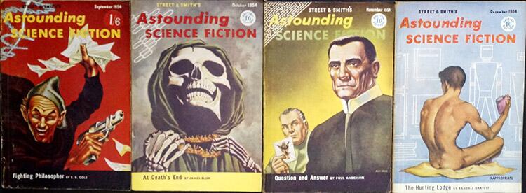Astounding SF (UK) 1954 - Set 3 (4 issues)