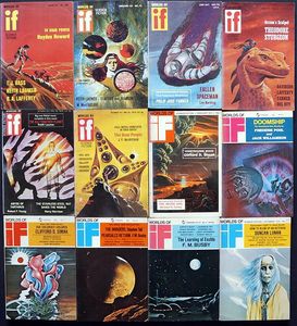 If: Worlds of Science Fiction: 1971 & 1973 (12 issues)