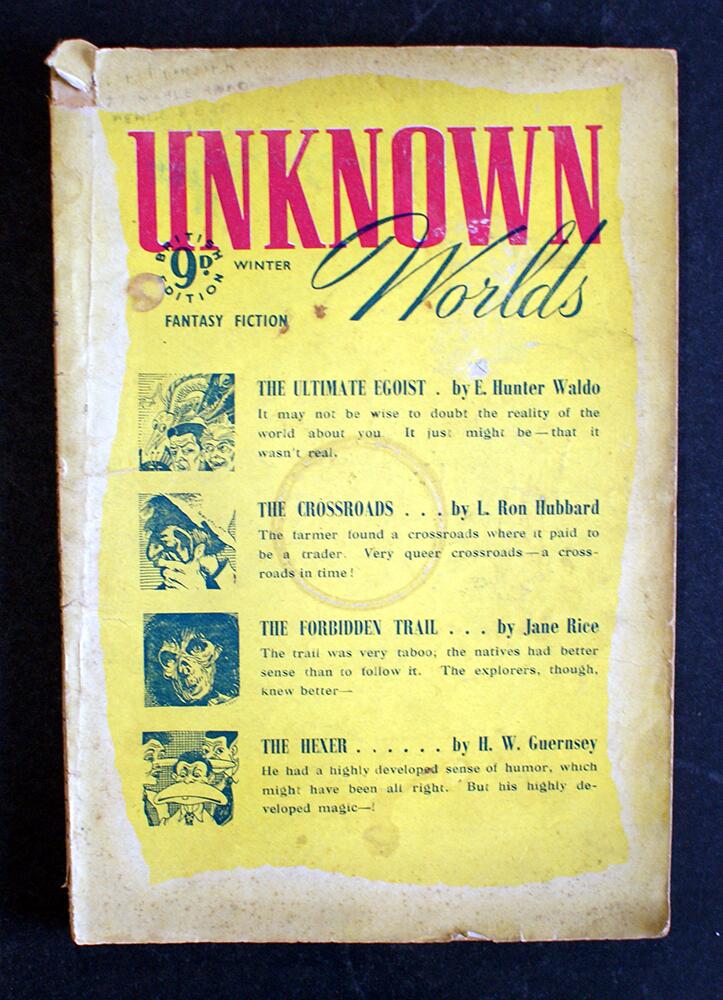 Unknown Worlds (UK Edition): Winter 1949 by E. Hunter Waldo, L. Ron Hubbard, Jane Rice, H. W. Guernsey