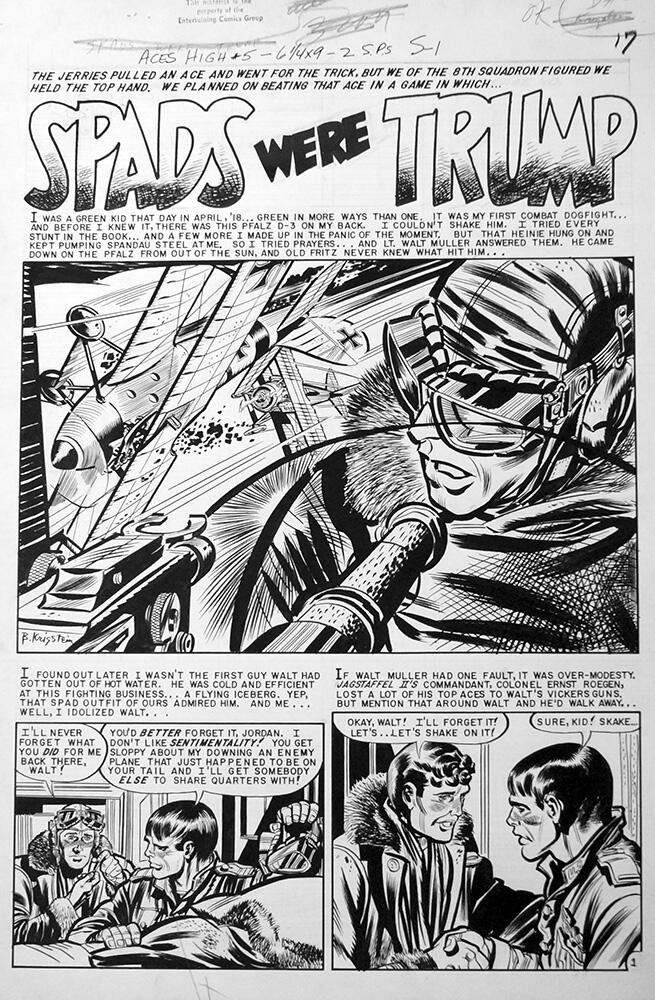 Bernie Krigstein artist biography