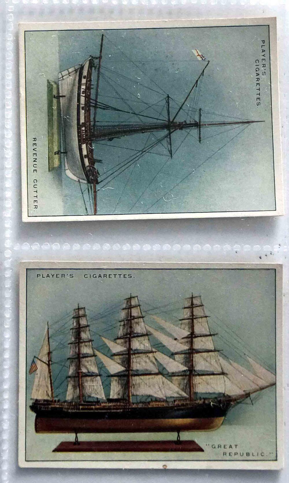 Full Set of 25 Cigarette Cards: Ship Models (1926) by Various