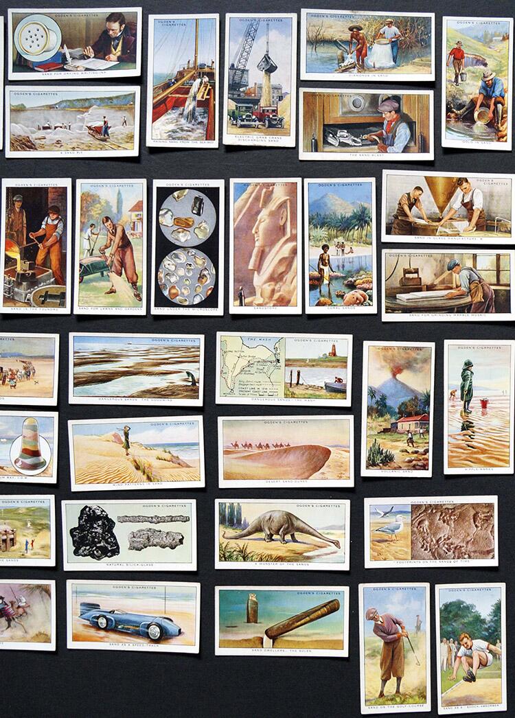 Complete Set of 50 'The Story Of Sand' Ogden's Cigarette Cards (1934)