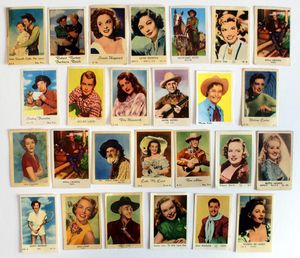Cigarette Cards: Actors Bundle #11 (26 cards)