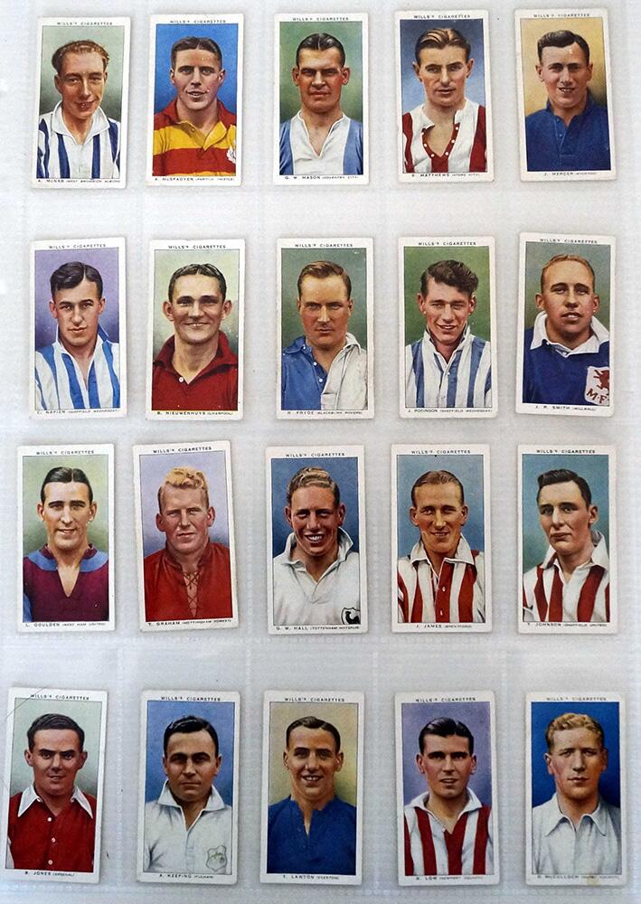 Association Footballers  Full set of 50 cards (1939)