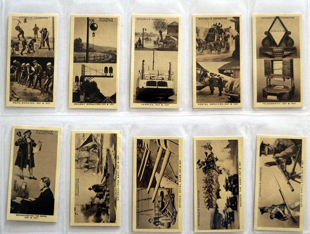 Full Set of 50 Cigarette Cards: Wonderful Century (1837 – 1937)  (1937) by Various