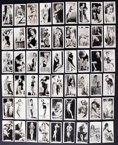 Complete Set of 54 Cigarette Cards: Film Stars (2nd Series)
