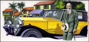Ernest Hemingway art by Ron Embleton