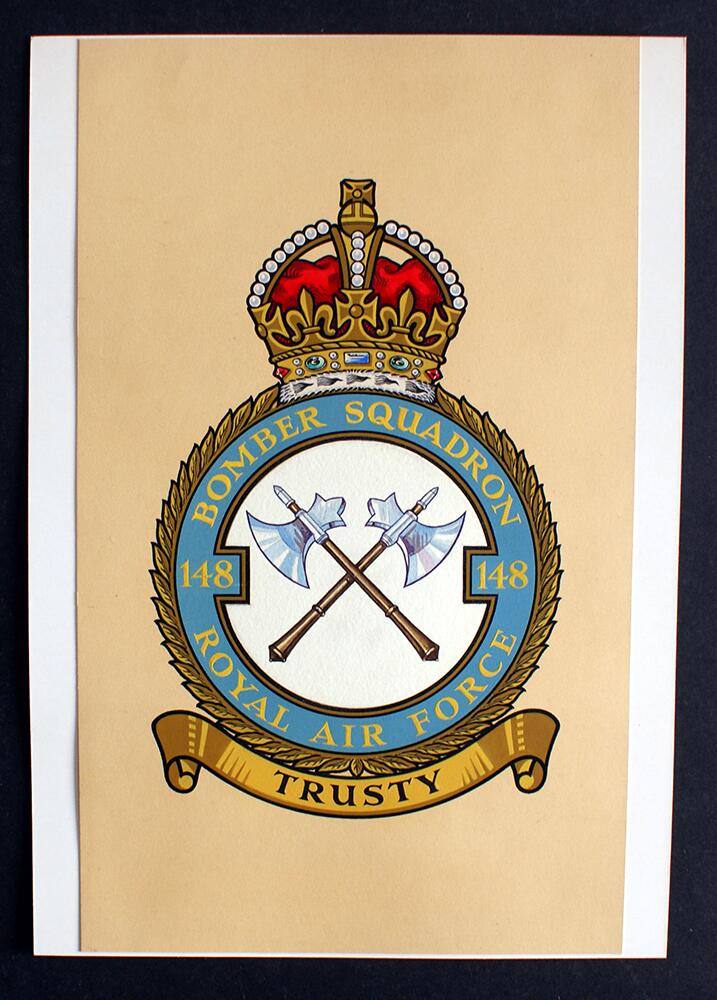 R.A.F. Badge: Bomber Squadron 148 art by 20th Century unidentified artist