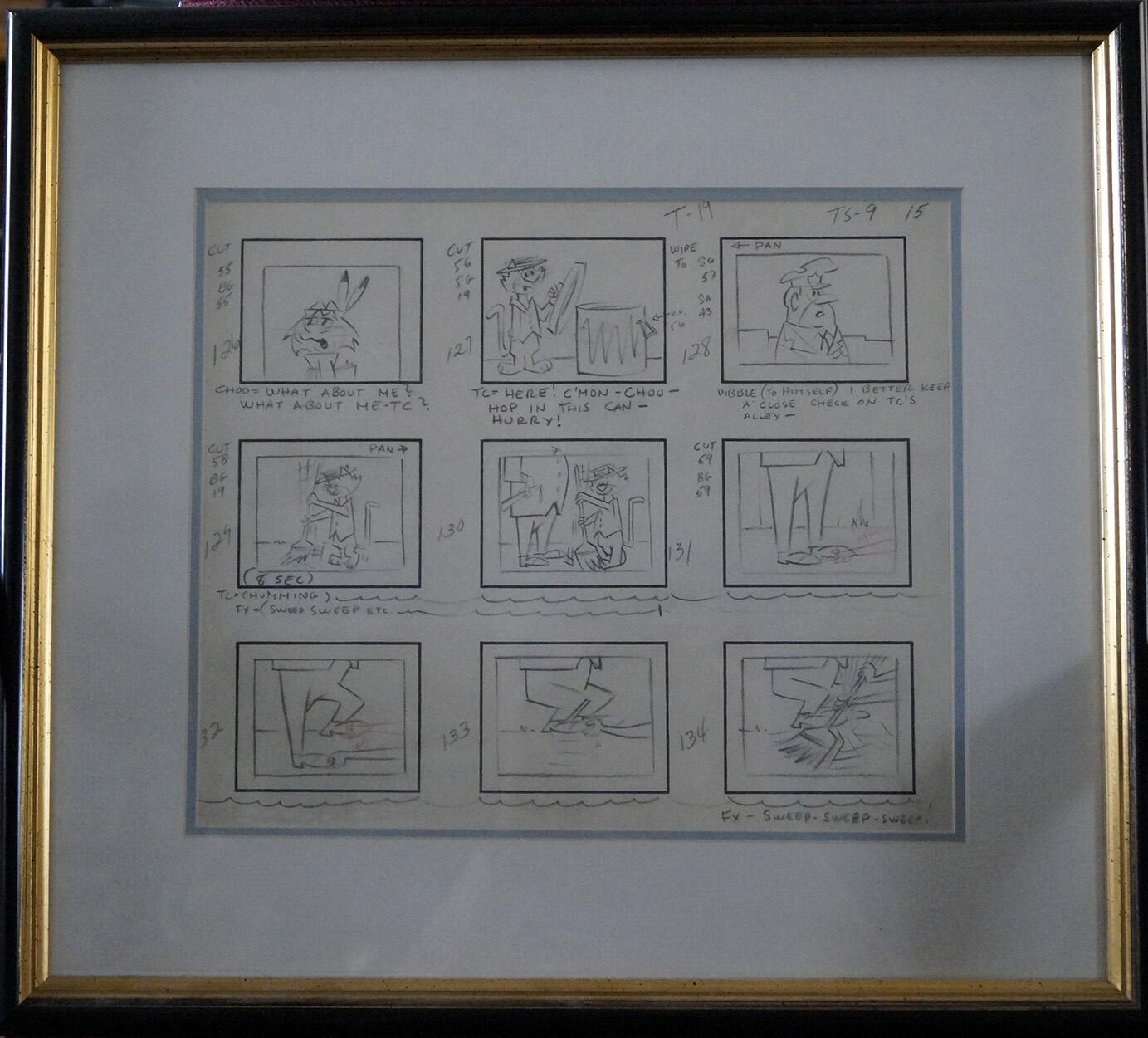 Top Cat in the Frame art by Hanna-Barbera