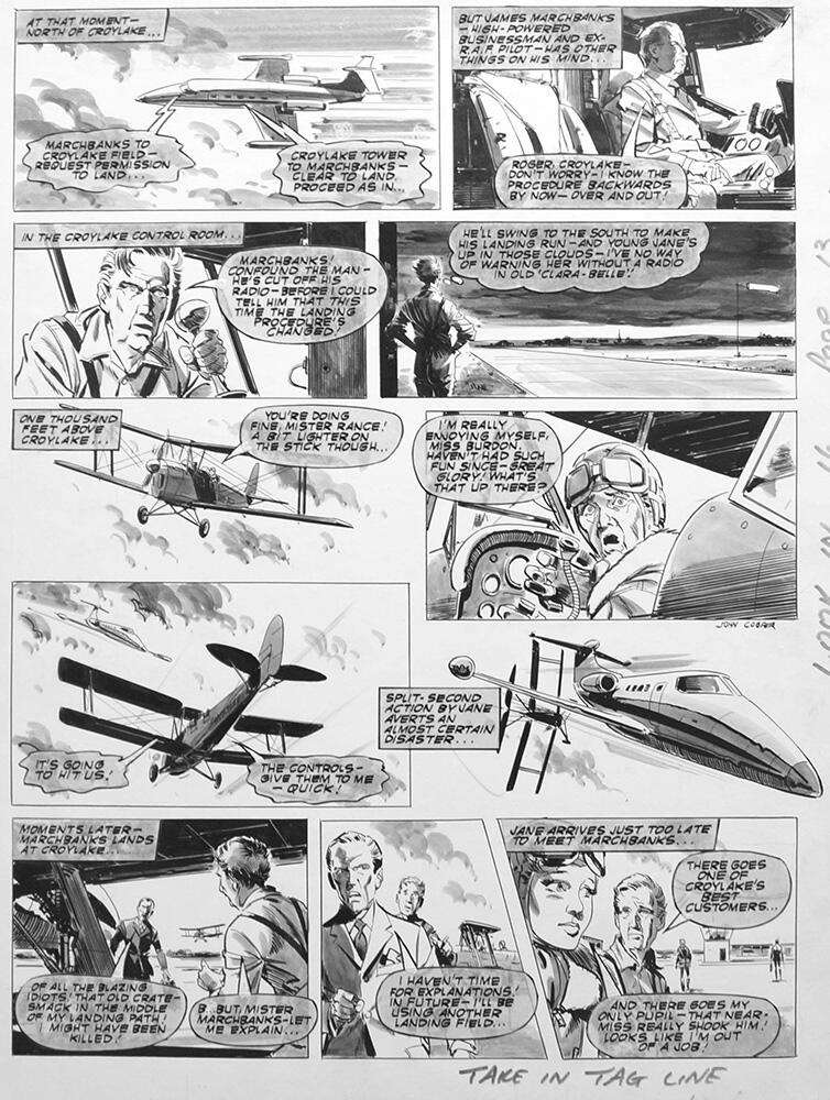 Flight To Danger art by John Cooper